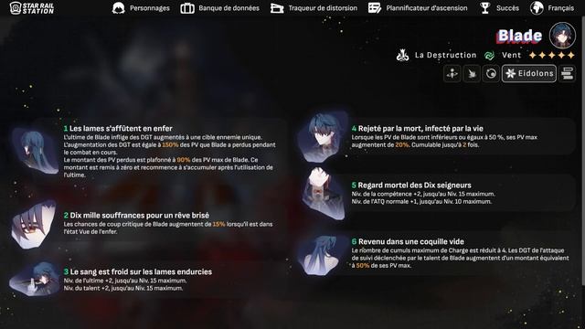 BLADE, L'IMMORTEL 5★ ! GUIDE ULTIME (ARME, RELIQUES,...) - HONKAI STAR RAIL смотреть онлайн