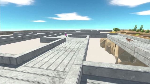 Race to eat Pink Allosaurus - Animal Revolt Battle Simulator смотреть онлайн