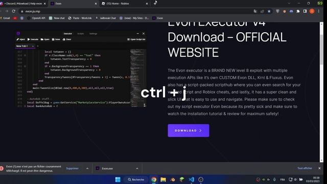 How To Download *NEW UPDATED* version Evon Executor (EASY) | Tutorial смотреть онлайн