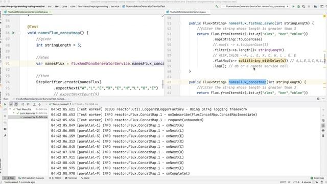 Lecture 18: (Hands On) Advanced transform using the concatMap() Operator смотреть онлайн