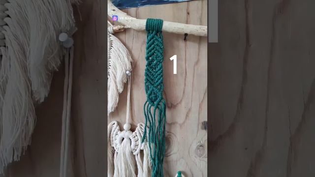 Макраме панно из перьев листиков процесс плетения. Муки выбора. смотреть онлайн