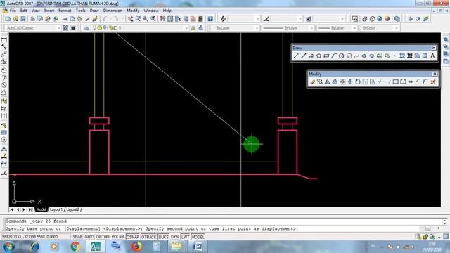 402 T. DEPAN RUMAH PERISAI TUNGGAL E AUTOCAD смотреть онлайн