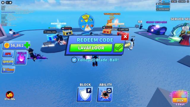 *NEW* ALL WORKING CODES FOR Blade Ball IN MARCH 2024! ROBLOX Blade Ball CODES смотреть онлайн