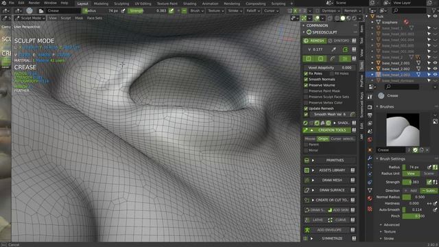 Speedsculpt - Hulk Sculpting tutorial - Blocking Part 4.5 - Head смотреть онлайн