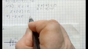 Математика 6 класс.   Сложение чисел с помощью координатной прямой.