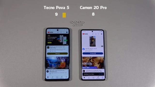 Tecno Pova 5 vs Tecno Camon 20 Pro | SpeedTest and Camera comparison смотреть онлайн