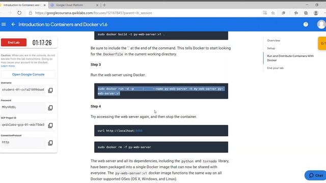 Getting Started with Google Kubernetes Engine - Introduction to Containers and Docker v1.6 смотреть онлайн