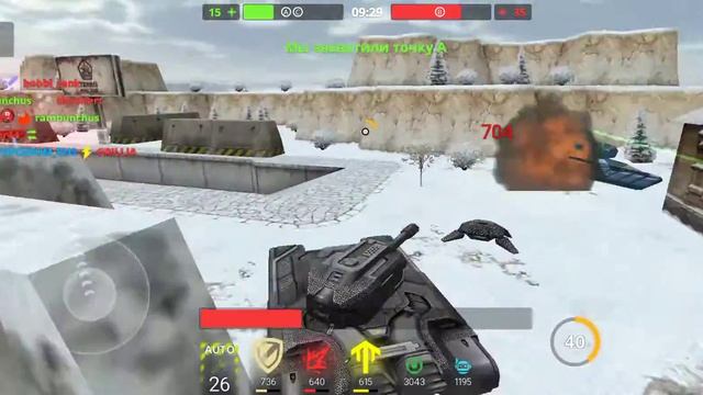Tanki Online в режиме Контроль точек! Смоки + викинг смотреть онлайн