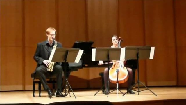 Carl-Emmanuel Fisbach — Sonata for Alto Saxophone and Cello, I, Edison Denisov смотреть онлайн
