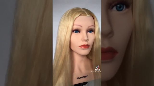 Wuforest lovely girl, human hair training head смотреть онлайн