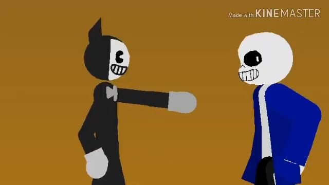Bendy vs Sans|STICKNODES RAP|sticknodes version|Batim vs UT смотреть онлайн