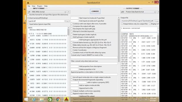 Convert SDF into PDB file : PyMOL, OpenBabel, Chimera смотреть онлайн