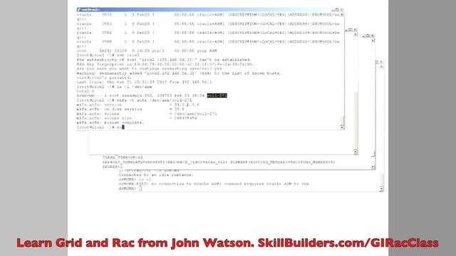 Oracle Grid Infrastructure Demonstration - ACFS, Cloud File System, Storage Management смотреть онлайн