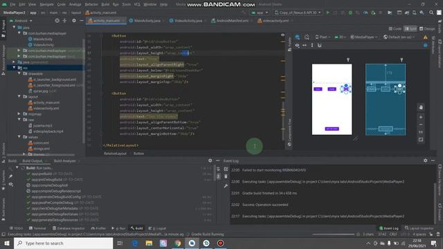 Tutorial Android Studio Membuat Aplikasi Media Player Audio dan Video смотреть онлайн