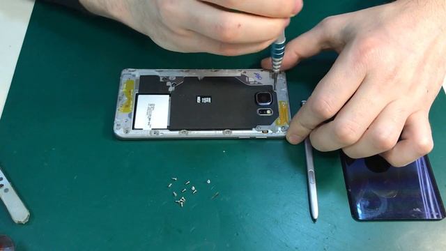 Samsung Galaxy Note 5 n920 - разборка / Disassembly - Teardown смотреть онлайн
