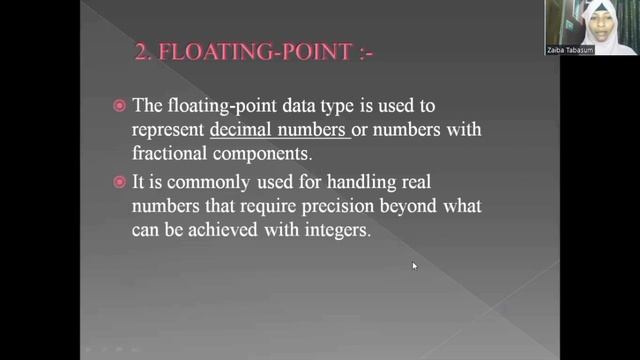 INTRODUCTION TO PYTHON PROGRAMMING, Topic:- Data types(Integer, Floating point, String) смотреть онлайн