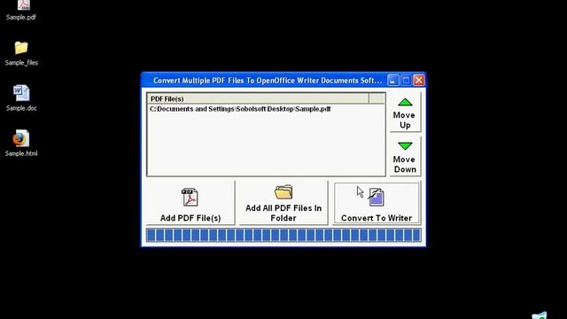Sobolsoft com How To Use Convert Multiple PDF Files To OpenOffice Writer Documents Software смотреть онлайн