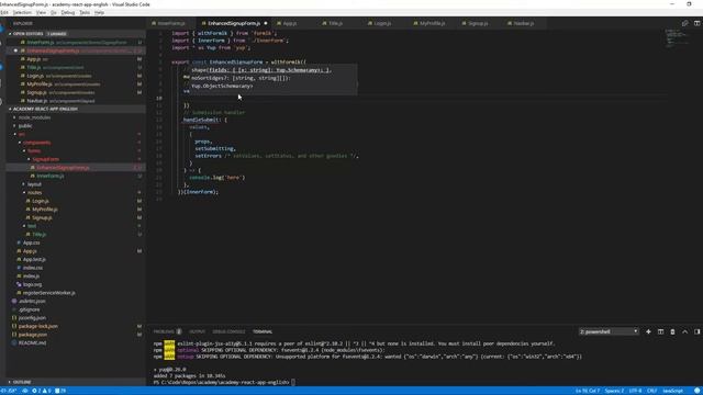 ReactJS Course (in English) - #10 - Form Validation смотреть онлайн