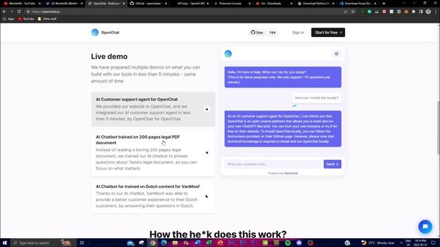 OpenChat: How To Build Your OWN GPT 3.5/4 Chatbot With ONE-CLICK смотреть онлайн