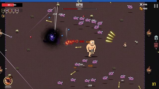 New map hated me! Pixel Survivors Roguelike смотреть онлайн