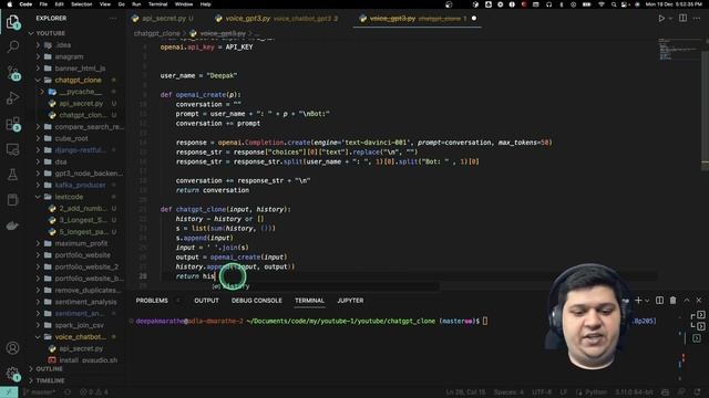ChatGPT Clone Using GPT 3 from OpenAI using Gradio in Python смотреть онлайн