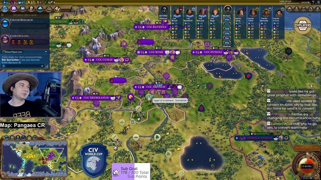 Civ6 Multiplayer | CWC Season 8 | Change of Circumstance vs Freritos de la Vega | Game 3 смотреть онлайн
