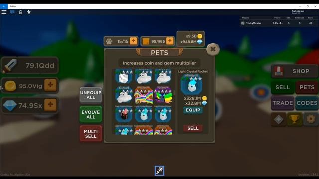 Giveaways in Discord (7 star pets) // Blade Throwing Simulator \\ Roblox смотреть онлайн