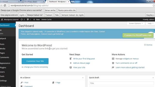 Como instalar e traduzir um blog wordpress em 5 minutos смотреть онлайн
