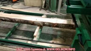 Бревнопильный брусовальный станок с подвижной кареткой СБ2п-1000 двухвальный  дисковый бревно 400 м