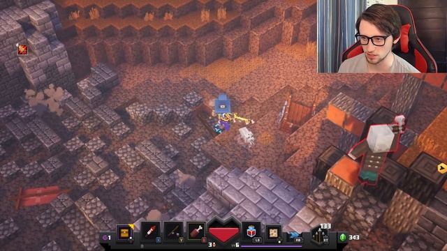 A good boi saves me in Minecraft Dungeons смотреть онлайн