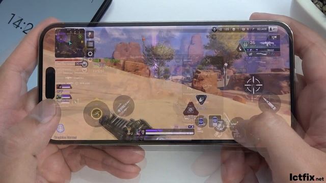 iPhone 14 Pro Max Apex Legends Mobile Gaming test | Apple A16 Bionic, 120Hz Display смотреть онлайн