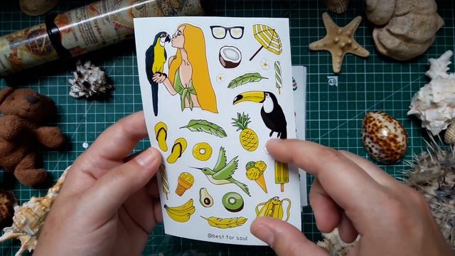 Happy Mail с авторскими стикерами/New Stickers For Planner