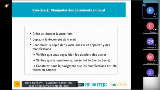 Nextcloud - Manipuler des documents en local (Indie Kafé #4) смотреть онлайн