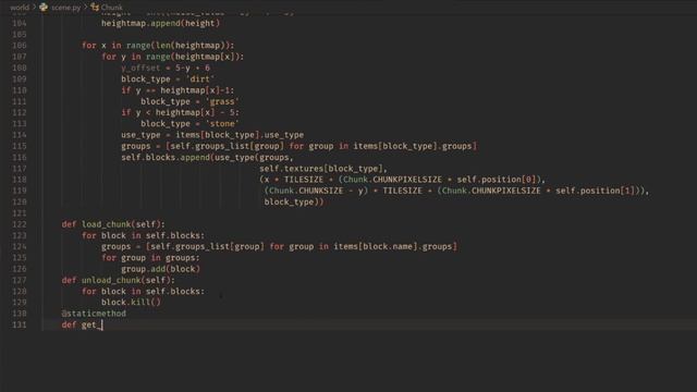 Chunking/Larger World | Coding Terraria in Python | Pygame Tutorial Ep. 13 смотреть онлайн