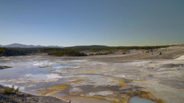 Boiling Geyser At Yellow Stone - Water Boiling White Noise - 2 HR Nature Soundsc