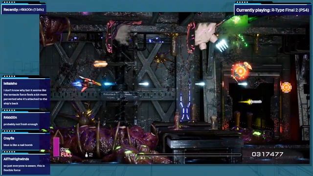 R-Type Final 2 (PS4 ver.) - unlocking ships, 1CC attempts (01.5.21) смотреть онлайн