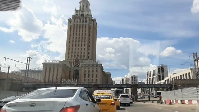 Москва. Едем по Москве. Площадь Трех вокзалов. Проспект Сахарова смотреть онлайн