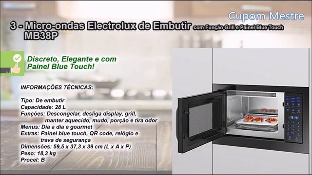 ? 7 Melhores Micro-ondas Electrolux | De Bancada e Embutido смотреть онлайн