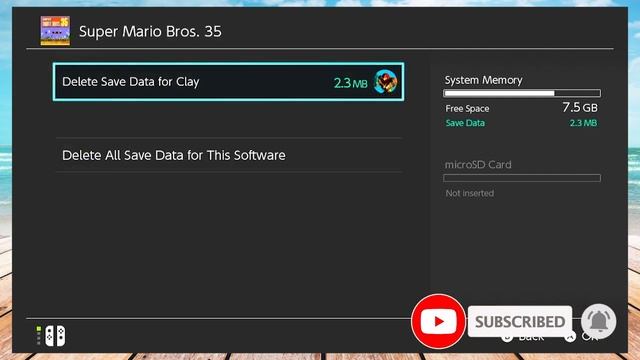 How To Delete The Save Data In Nintendo Switch Game смотреть онлайн