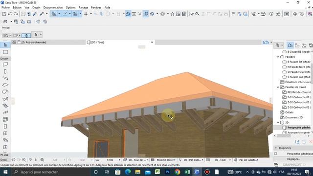 Comment mettre la charpente sur ArchiCad 25 смотреть онлайн
