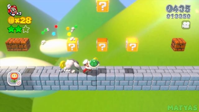 Super Mario Bros 1-1 Recreated in Super Mario 3D World смотреть онлайн
