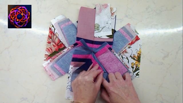 Шитья мало... Красоты - много!!! Очень легкий мастер-класс! {DIY} Из обрезков смотреть онлайн