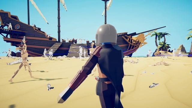 TABS Clone Beach Landing! - Totally Accurate Battle Simulator: Star Wars Mod смотреть онлайн