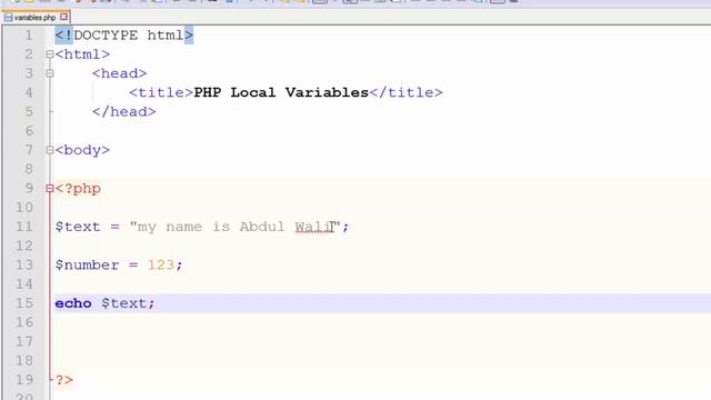 PHP & MySQLi 2015 Tutorials in Urdu/Hindi Part 5 Local Variables смотреть онлайн