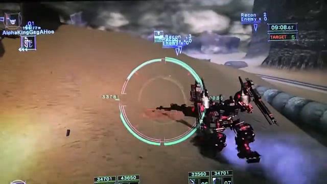 ACV Armored Core V Multi-player --Conquest Mode House of Voodoo vs K.O.A.Chrome Hounds vs K.O.A