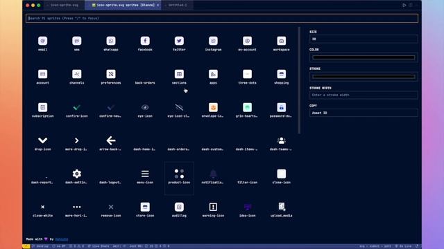 Glance - Grace SVG sprites ?✨ смотреть онлайн
