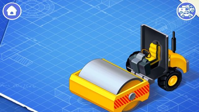 Construction Vehicles #4 - Find out how the Road Roller is made and works! | GoKids! Games смотреть онлайн