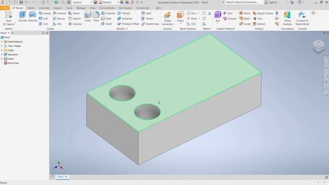Inventor How To Mirror Feature смотреть онлайн