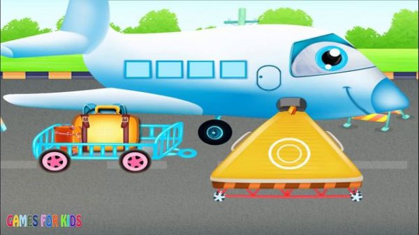 Mini Airport Guide Kids Game - Kids Learn Travelling by Plane - Games for kids
