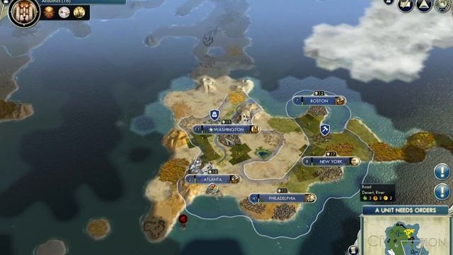 Civilization V gameplay (HD 2600 Pro) смотреть онлайн